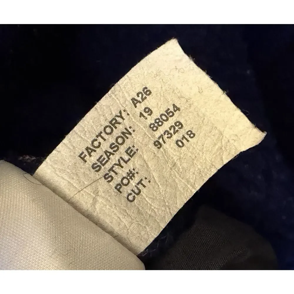 The North Face Denali Vest Blue/Black Mens L Fleece Polartec RETRO Zipper Pocket